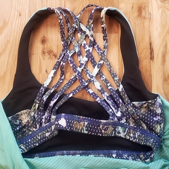 Lululemon Wild TankHeathered Pistachio / Floral Sport White Multi Size 2 - Picture 3 of 11